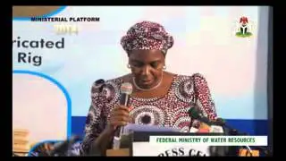 Ministerial Press Briefing 2014: Presentation by the Minister of Water Resources, Sarah Ochekpa