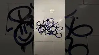 Graffiti tagging 💙                    #graffiti #tagging #graffititagging #streetart #shorts
