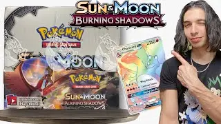 Opening Pokemon Burning Shadows Booster Box