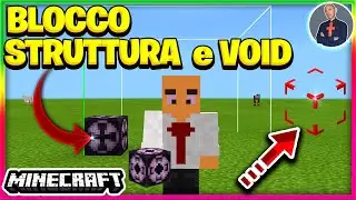COME COPIARE UNA STRUTTURA IN MINECRAFT (PS4 SWITCH XBOX PE) CON IL BLOCCO STRUTTURA E VOID