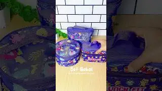 Dapet 3 set bekal beda-beda 😍 #setbekal #kotakbekal