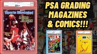 HUGE NEWS! PSA Grading Magazines and Comics