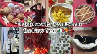 New year with me /chill days / family / Italian style / Italian food 🍕🇮🇹💃🏼