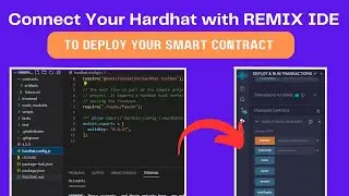 Connect your Hardhat project with REMIX - IDE  to deploy your smart contract 🔥