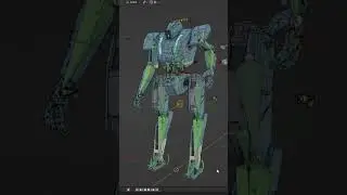Blender 3d Rig Presentation Mech Robot Humanoid Animation | ROBOHERO