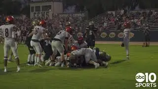 Central Catholic Raiders open season with 31-28 victory over the Merced Bears
