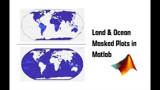 Land and Ocean Masked Plots in Matlab