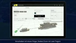 Kann Mauergestalter 2023 - Bedienung mit dem Tablet