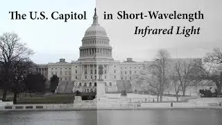 U.S. Capitol in Short-Wavelength Infrared Light