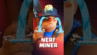 I nerfed Miner💀 #clashroyale