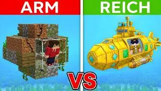 POOR vs. RICH SUBMARINE BATTLE in Minecraft