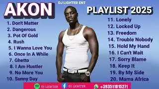 AKON PLAYLIST 2025 RnB HIP HOP MIX BY DJ LIGHTER