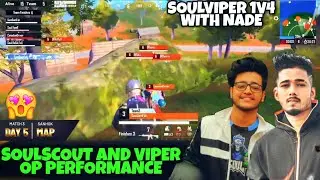 SOULSCOUT 1V3🔥 | SOULVIPER 1V4 WITH NADE | SCOUT AND VIPER OP PERFORMANCE