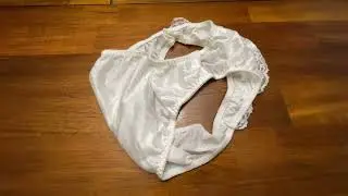 MY PRETTY LINGERIE UNDERWEAR (ALL-WHITE PANTIES COLLECTION ) SHINY AND SILKY WITH FLORAL LACE