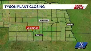 Tyson Foods announces closure of beef processing plant in Lexington, Nebraska