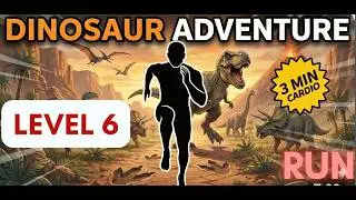 SUPER HIGH QUALITY Immersive Interactive Warm-up | DINO Theme | LEVEL 6
