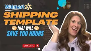 How I Set Up My Walmart Shipping in Minutes | FlippingWithAmanda
