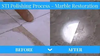 Removing Tile Lippage | Marble Restoration with STI
