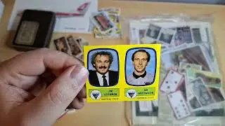 Hunting for Football Cards at the local Carboot   Vintage Ogdens finds   Soccer Stickers