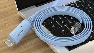 USB Console Cable,USB to RJ45 Console Cable for Cisco Routers/AP Router (1.8m,50pack)