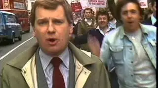 Temple Mills closure | Demonstration | Marching | Protesters | Engineering workshop | TN-83-018-035