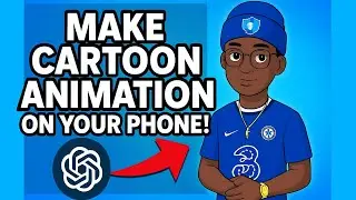 How to use ChatGPT to create Cartoon Character | How to make cartoon animation video in mobile app