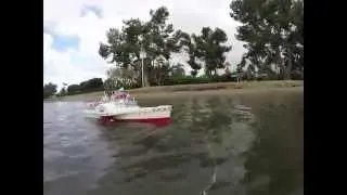 Side Wheeler Loreley, USS Jenkins & Coast Guard Boats at San Diego Model Boat Pond