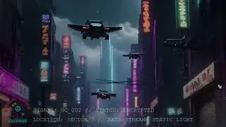 Static Rain 📡 Cyberpunk Lofi Hip Hop [Neural Cipher 002]
