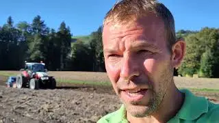 Triticale säen / Grünschnitt Triticale / Steyr mit Säkombination