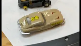 From Gunk to Glory Aurora Slot Car Track Cleaning & Crusty Jaguar Revival