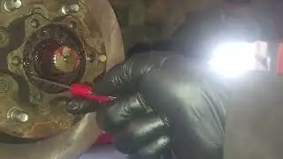 Front brake caliper replacement 2002 Mitsubishi Montero. Pads and rotors.