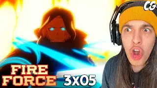 ARTHUR VS DRAGON! ESSE CARA &Eacute; INVENC&Iacute;VEL!! - React Fire Force EP 5 Temporada 3