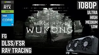 Black Myth: Wukong RTX 3070 + i5-12400F Benchmarks All Settings Tested 1080p - RTX  3070 Gaming Test