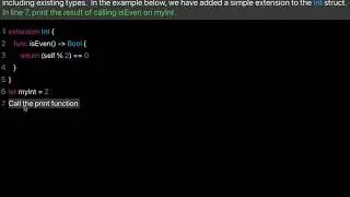 Learn Swift: How to create extensions in Swift (Chapter 17 Lesson 1)