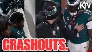AJ Brown PISSED OFF CRASHOUT on Nick Sirianna Eagle FANS DESTROY Jalen Hurts for EMBARRASSING LOSS