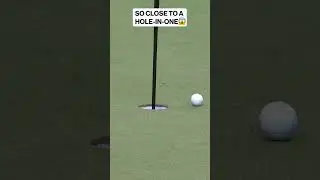 Paul Casey was this close to a hole-in-one 😱 #liv #golf #paulcasey
