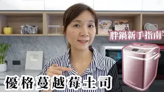 胖鍋麵包機新手指南 優格蔓越莓吐司 一鍵到底示範 #胖鍋 #麵包機