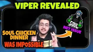 Viper Revealed How Soul Chicken Dinner Was Impossible😱 |Viper Reaction on soul chicken dinner #soul