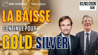 La baisse continue pour GOLD et SILVER - 100 % Marchés - 02/02/2026 - S