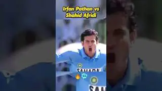 Irfan Pathan vs Shahid Afridi 🔥😈 #shorts #viral