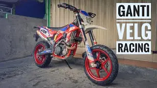 REVIEW SUPERMOTO INDONESIA - MOTOR BETA 480 RR ITALY - PROSES MOTOR TRAIL KE SUPERMOTO - SUPERMOTO