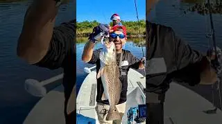 Rudolph the Redfish! Christmas fishing #fishingislife #lurefishing #inshorefishing #santaclaus