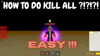 HOW TO DO KILL ALL IN SPTS ?!?!?! | Roblox | Super Power Training Simulator