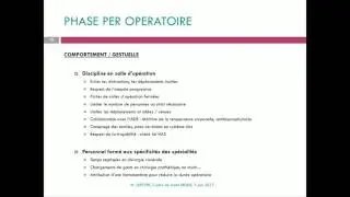 Le rôle de l'infirmière de bloc opératoire dans la prévention des infections du site opératoire