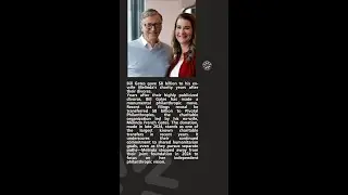Bill Gates gave $8 billion to his ex-wife Melinda's charity years after their divorce💰👀. #shorts