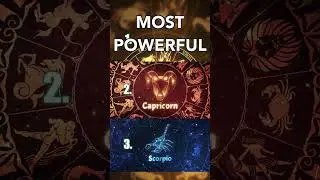 TOP 3 Most POWERFUL Zodiac Signs  .. 😈 #zodiacsigns #aquarius #capricorn #aries