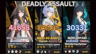 Deadly Assault ZZZ | M1R0 Ye Shunguang | M0R1 Sanby | M2R1 Miyabi | Zenless Zone Zero v2.5