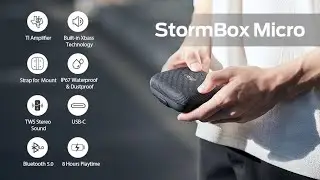 Tribit StormBox #Micro Portable #Bluetooth #Speaker IP67 Waterproof Dustproof Outdoor Bike Speaker