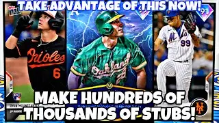 MAKE 100K+ STUBS PER HOUR DOING THIS! INSANE STUB METHOD!