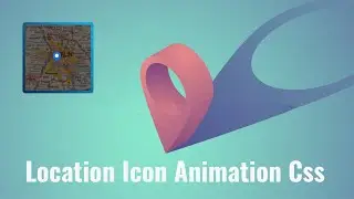 How to create animated location icon | Location Icon Animation Css